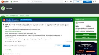 PSA: The 2018-2019 Xbox Accreditation course is now live on ...