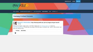 Play Fantasy Cricket | Play Online Fantasy & win Cash Prizes ...
