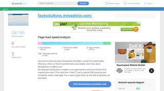 Access fastsolutions.mroadmin.com.