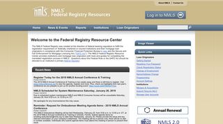 NMLS Federal Registry Resource Center