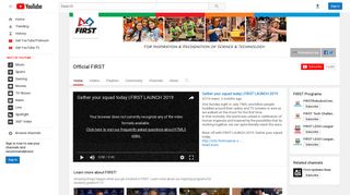 Official FIRST - YouTube