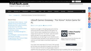 Ubisoft Games Giveaway : 