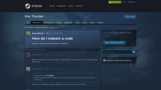 How do I redeem a code :: War Thunder General Discussions