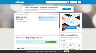 Gipinmate.com - Customer Reviews - Webwiki