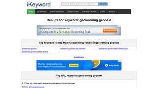 geolearning geonext - https://gm1.geolearning.com/geonext/nhttac ...