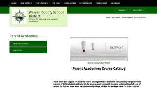 Parent Academies / Parent Academies - Warren County School District