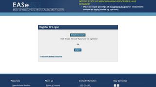 EASe | Register or Logon