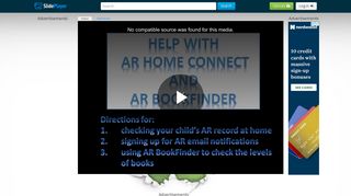 Help with AR HOME Connect and AR Bookfinder - ppt video online ...