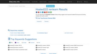 Hosted222 renlearn Results For Websites Listing - SiteLinks.Info