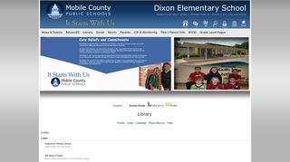 Dixon Elementary School: Library - Links