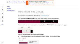 How to Log In to Canvas: Canvas Training for Students
