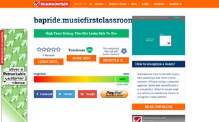 Bapride.musicfirstclassroom.com Reviews| Scam check for bapride ...