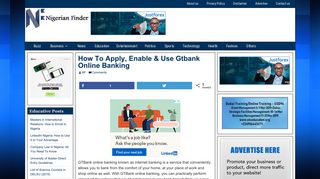 How To Apply, Enable & Use Gtbank Online Banking - Nigerian Finder