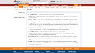 Online Equity Trading | Share & Stock Market Trading ... - ICICI Direct