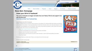 Friends of Canfield Elementary School: News Item: Homepage