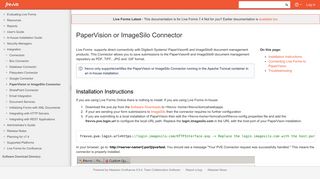 PaperVision or ImageSilo Connector - frevvo 74 - Confluence