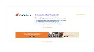 ICICI Corporate e-BankingInternet Banking Login - ICICI Bank