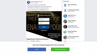 Important Annoucement from E8PA Office... - Enagic Singapore Pte ...