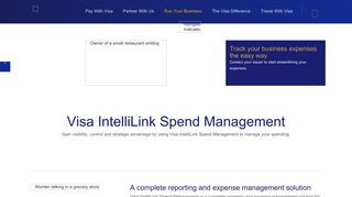 Visa IntelliLink Spend Management | Visa