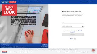 New Investor Registration - Welcome to HDFC
