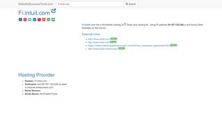 Fi.intuit.com Error Analysis (By Tools) - WebsiteSuccessTools.com