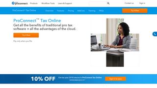 Online Professional Tax Software | ProConnect Tax Online - Intuit