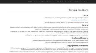 IOM Jordan | RSCMENA Refugee Information Website | Terms ...