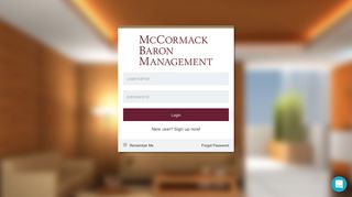 McCormack Baron Management - PayYourRent - Log in