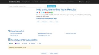 Http articulate online login Results For Websites Listing - SiteLinks.Info