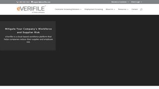 eVerifile | Integrated Workforce Solutions for the Modern World
