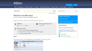 Windows Live Mail setup - Fasthosts Customer Support