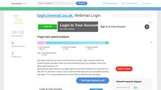 Access login.livemail.co.uk. Webmail Login