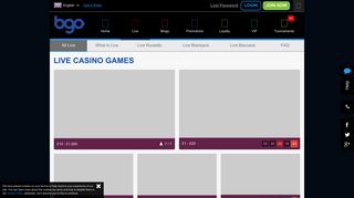 Live Casino | Online Live Casino | bgo Live Casino