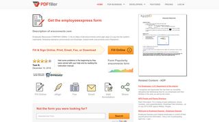 Employeeexpress - Fill Online, Printable, Fillable, Blank | PDFfiller