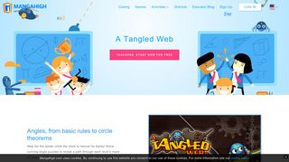 A Tangled Web at Mangahigh.com