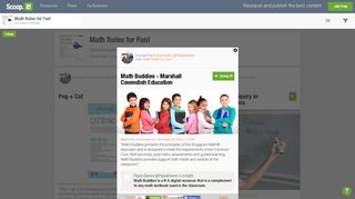 Math Buddies - Marshall Cavendish Education | M... - Scoop.it