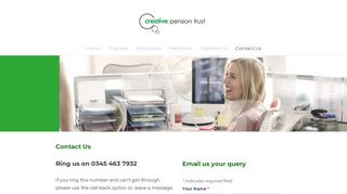 Contact us - The Creative Pension Trust
