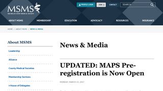 UPDATED: MAPS Pre-registration is Now Open - Michigan State ...