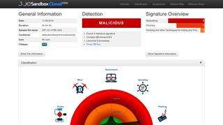 Automated Malware Analysis Executive Report for 307-121-3789 ...