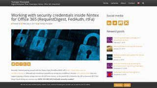 Working with security credentials inside Nintex for Office 365 ...