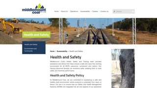 Health and Safety - Middlemount Coal