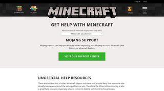 Help | Minecraft