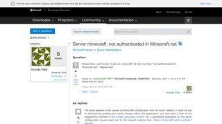 Server minecraft :not authenticated in Minecraft.net - MSDN ...