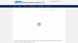 Foundation-Mobile-20160831 - Battery Power Systems - BPS - Quality ...