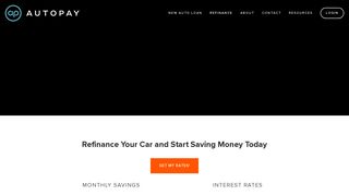 Refinance — Autopay