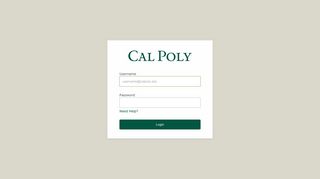 Cal Poly Web Login Service