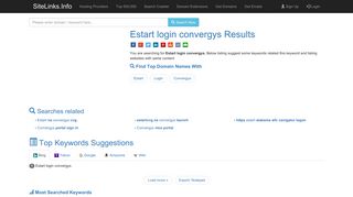 Estart login convergys Results For Websites Listing - SiteLinks.Info