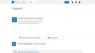 Support - Digital Life - AT&T