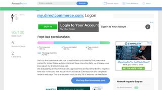 Access my.directcommerce.com. Logon