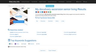 My doculivery ascension senior living Results For Websites Listing